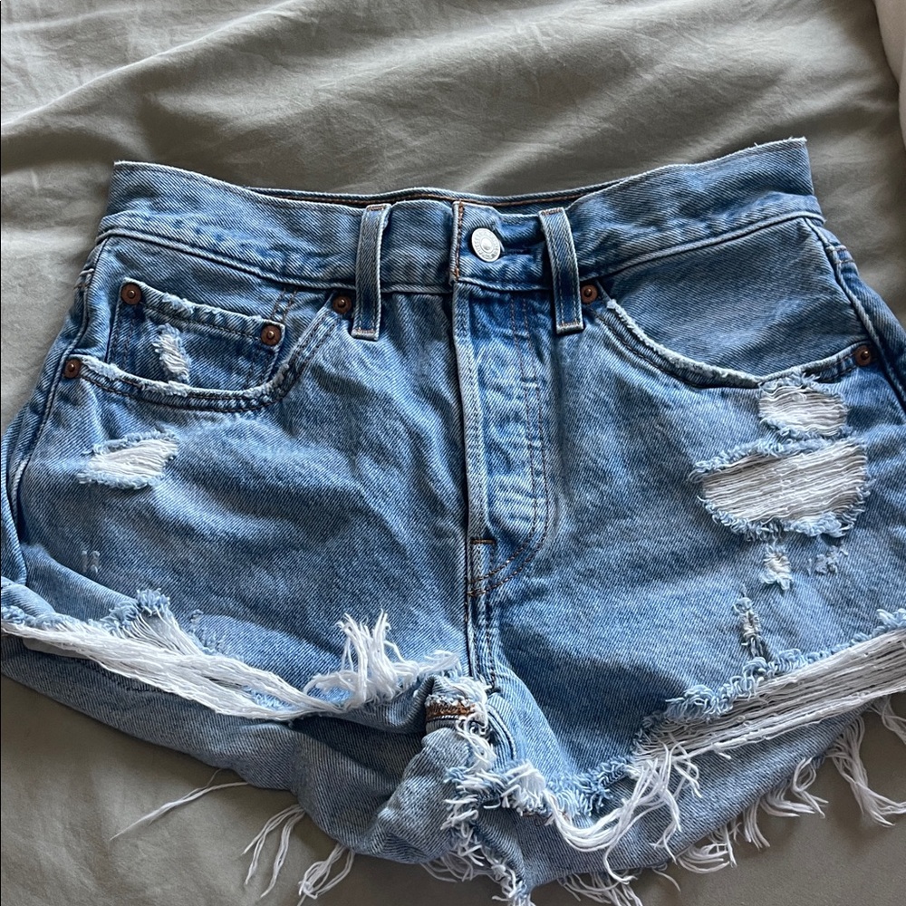 Levi’s Denim Blue Women Shorts